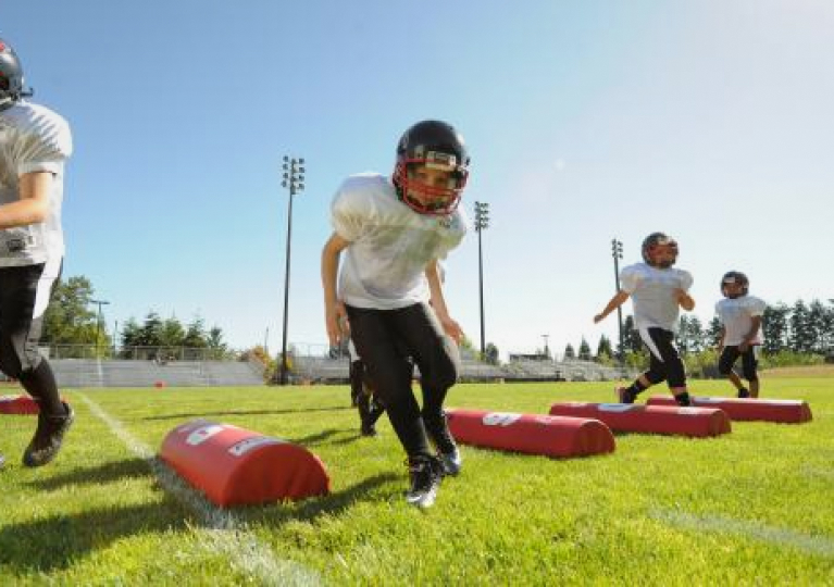 Football players aerobic fitness