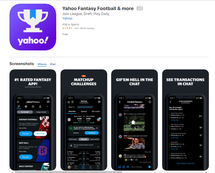 Yahoo Fantasy Sports