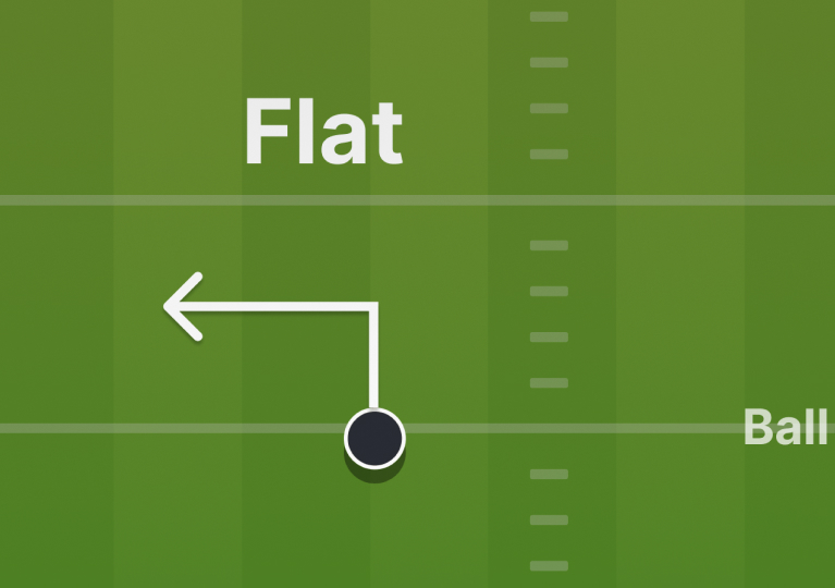 flat football route