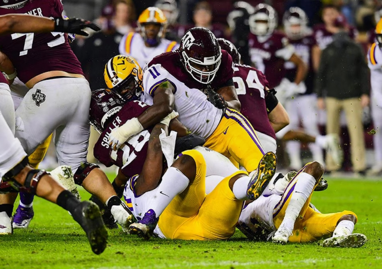 Texas vs LSU Tiger Football Match